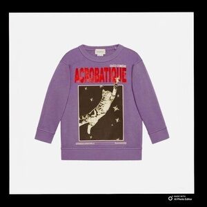 Gucci EUC Kids Graphic Sweatshirt- Unisex Sz 10